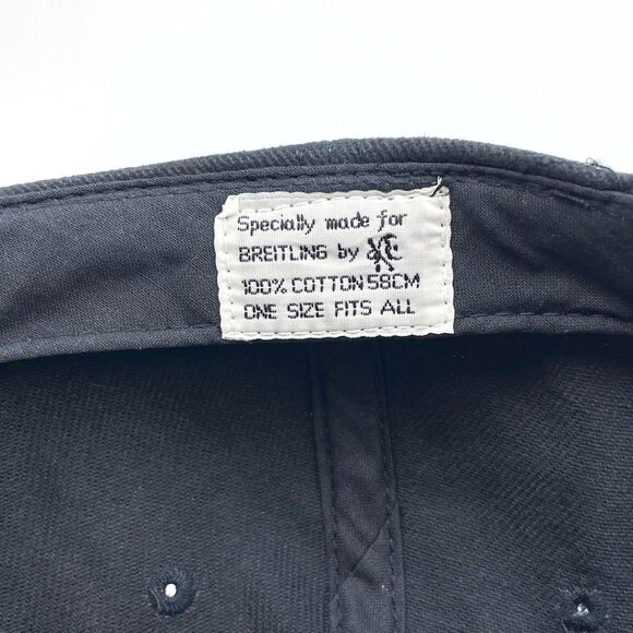 Breitling Hat Swiss Chronographs Watch Since 1884 Embroidered Navy Strapback - Picture 14 of 14